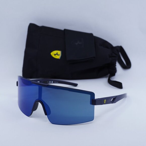 Final Price! Ferrari Scuderia FZ6008U 509/55 Blue Sunglasses - Picture 1 of 11